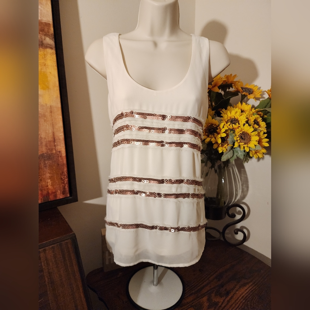 Mossimo Sleeveless Sequin Accents